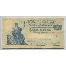 ARGENTINA COL. 436b BILLETE DE $ 100 PICK 255